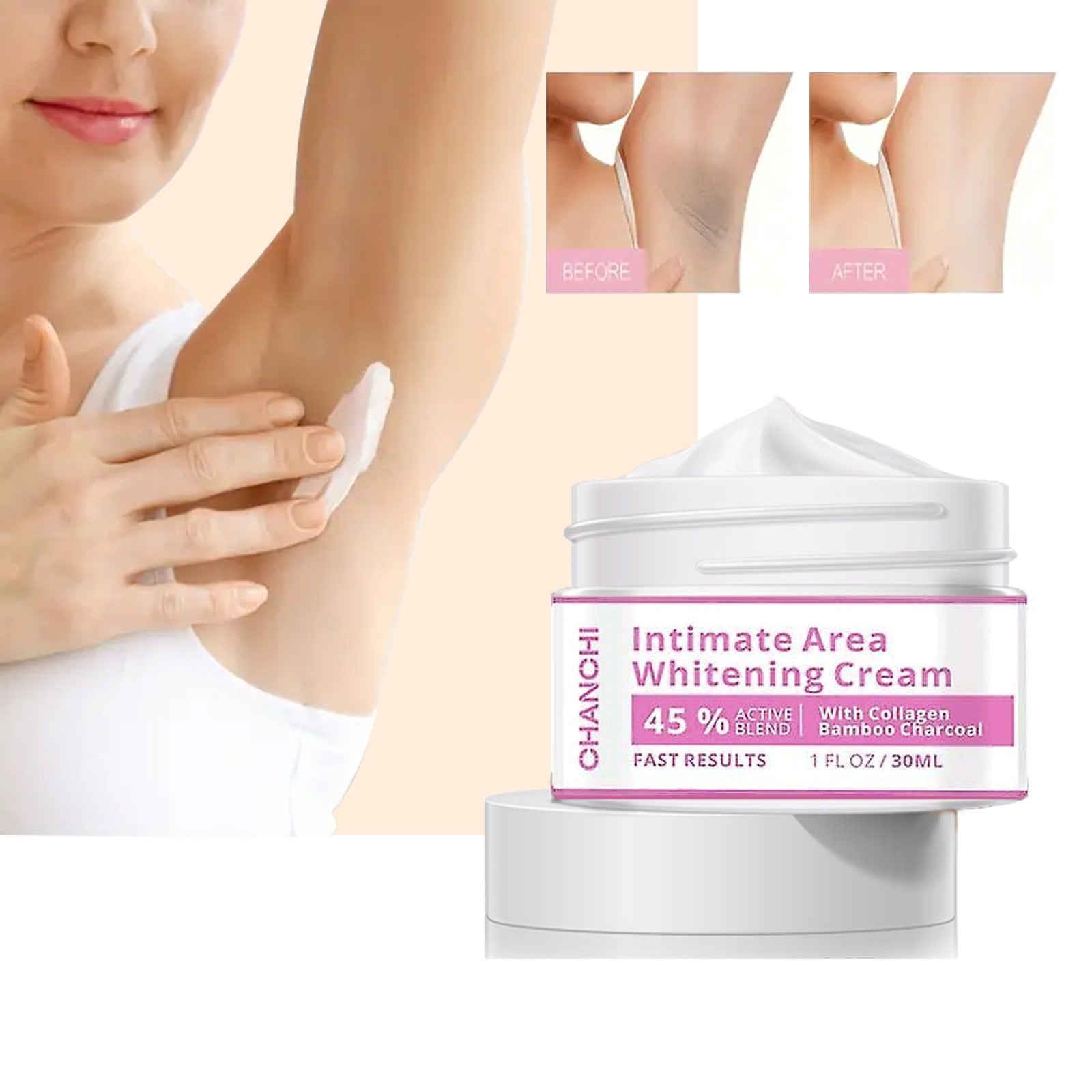 Whitening Cream for Men & Women Skin Brightening, Moisturizing & Dark Spot Removal Face & Body Lightening Cream for Underarms, Knees, Elbows & Private Areas