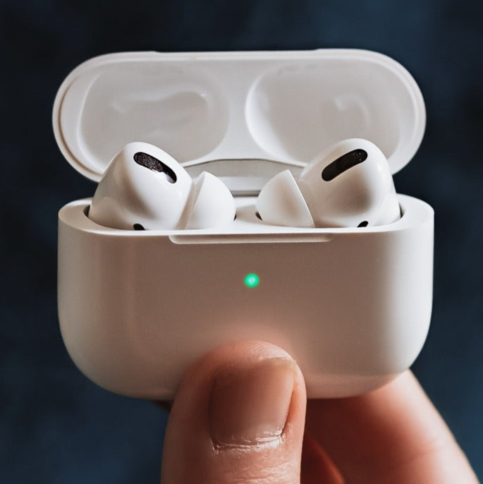 AirPods Pro TWS Wireless Earbuds - Bluetooth 5.0, Superior Sound Bass, Dual Earphones with Charging Case, Hands-Free Calling,  (Compatible with All Bluetooth Devices, iOS & Android)