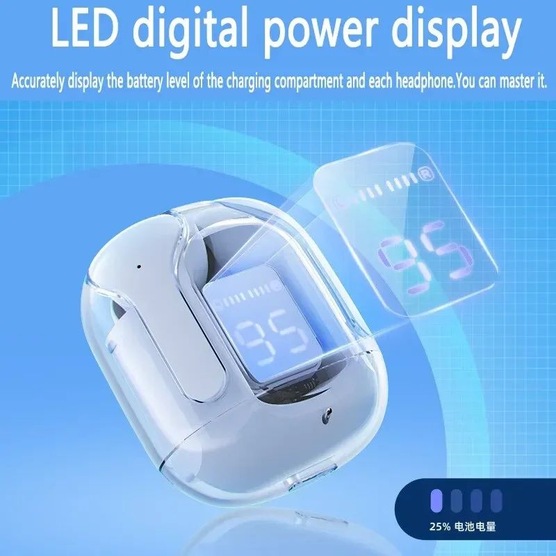Air 31 Airpods - Air31 Earbuds Wireless Earbuds - Air 31 Earbuds - Transparent Airpods Air 31 - Transparent Earbuds Air 31 TWS Earbuds - Airbuds - Earpods - Ear Buds Wireless - Air Buds - Bluetooth Earphones