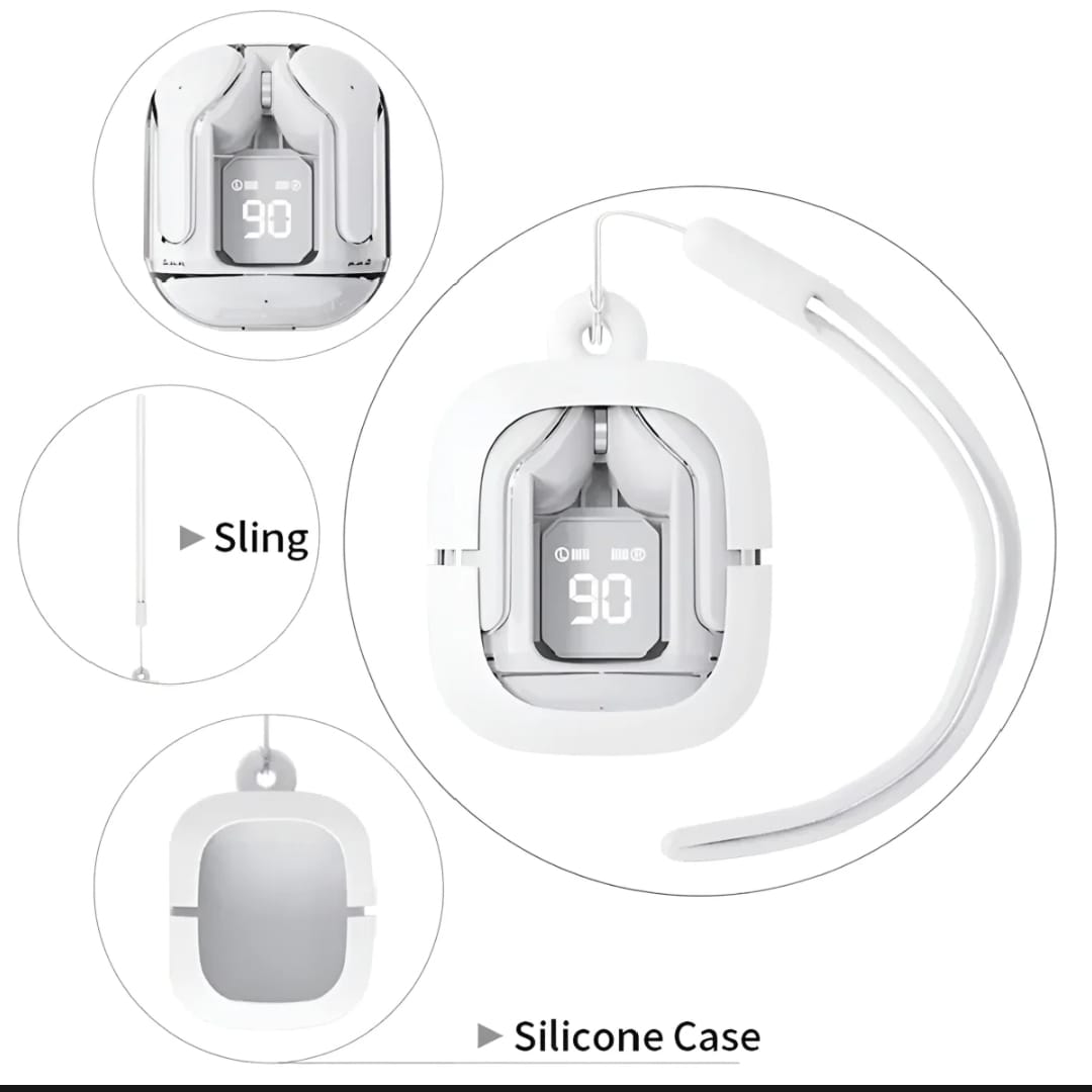 Air 31 Airpods - Air31 Earbuds Wireless Earbuds - Air 31 Earbuds - Transparent Airpods Air 31 - Transparent Earbuds Air 31 TWS Earbuds - Airbuds - Earpods - Ear Buds Wireless - Air Buds - Bluetooth Earphones