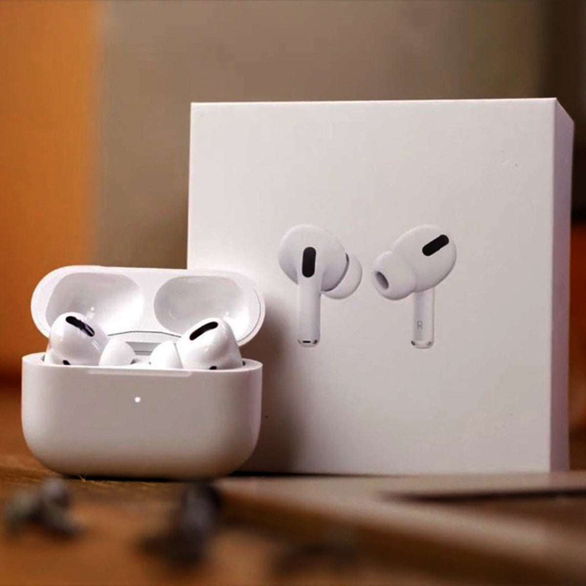 AirPods Pro TWS Wireless Earbuds - Bluetooth 5.0, Superior Sound Bass, Dual Earphones with Charging Case, Hands-Free Calling,  (Compatible with All Bluetooth Devices, iOS & Android)